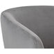 Treviso Antonio Charcoal Swivel Lounge Chair, Swivel